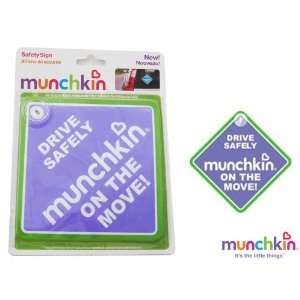  2 Munchkin Car Auto Safety Sign Drive Safely Window Hang 