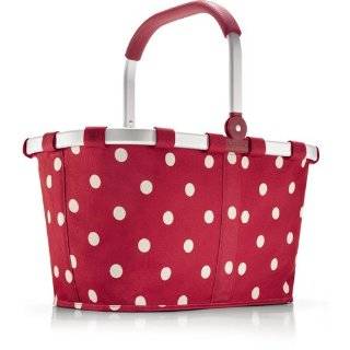 Ruby Red Polka Dot Reisenthel Carry Bag Market Basket