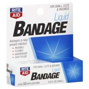  Rite Aid Bandage, Liquid, 0.3 oz