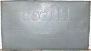 RARE 1950 HIRES Embossed Metal Sign 55 1/2 x 31 3/4   