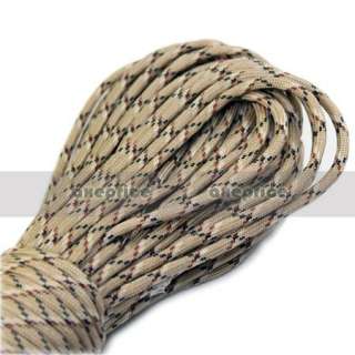 Red rope Paracord 550 7 core Strand 100FT Survival Kits  