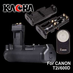 Battery Grip for Canon EOS 550D Rebel T2i BG E8 +RC 5  
