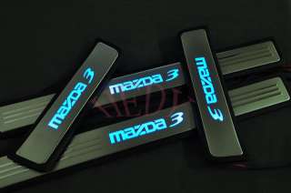 New Mazda 3 2010 4dr/5dr HB OEM Blue LED Scuff Plate  