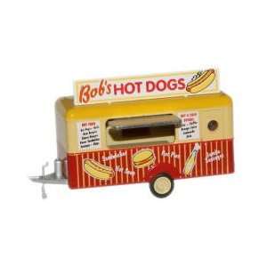  Bobs Hot Dog Mobile Trailer   1/76th Scale Oxford Diecast 
