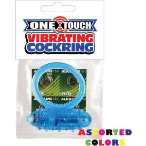  Mini one touch vibrating cockring