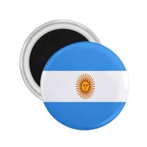 Argentina Flag Souvenir Magnet 2.25 