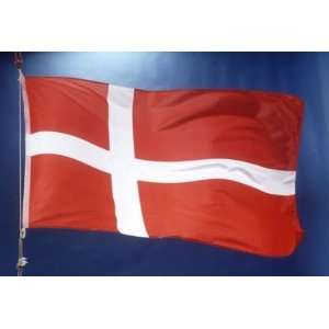  Denmark National Country Flag 3X5 Feet Patio, Lawn 