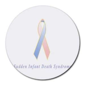  Sudden Infant Death Syndrome Awareness Ribbon Round Mouse 