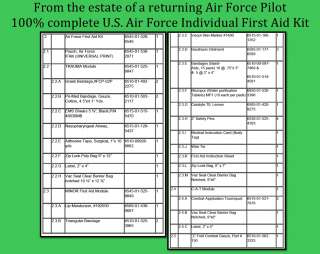  Air Force Individual First Aid Kit (IFAK), NSN 6545 01 528 6546  