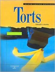   Torts, 4th, (0314154140), Edward J. Kionka, Textbooks   