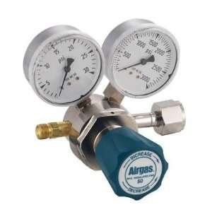 200 PSI Delivery Single Stage Brass Oxygen Regulator With 3000 PSI 