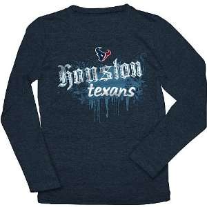  5th and Ocean Houston Texans Womens Long Sleeve Triblend 