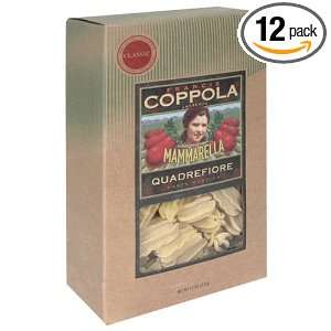 Coppola Pasta, Quadreflore, 12 Ounce Grocery & Gourmet Food