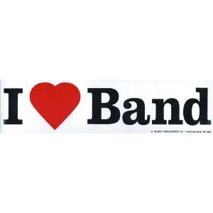  I Love Band Bumper Sticker