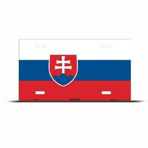 Slovakia Flag License Plate Wall Sign Tag