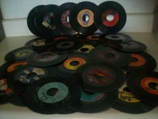 Lot of 50 7 Records 45s Juke Box Stuffer 60s 70s 80s  