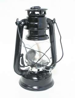 Black Railroad Kerosene Hurricane Lantern Oil Lamp  