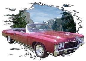 You are bidding on 1 1971 Burgundy Chevy Impala Convertible Custom 