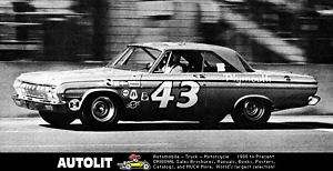 1964 Plymouth Super Stock 426 Richard Petty Photo  