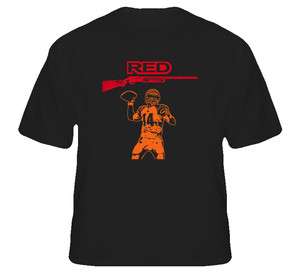 Red Rifle Andy Dalton Cincinatti Cincy Who Dey T Shirt  