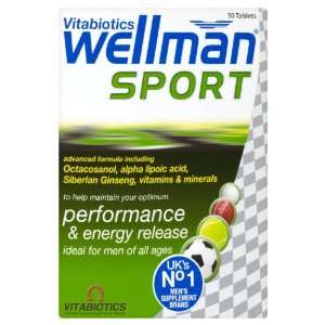  Wellman Vitabiotics Sport Tablets 30 Tablets Health 