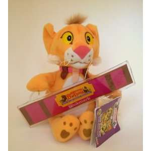  Between the Lions Leona Lion Bean Bag Plush with Bookmark 