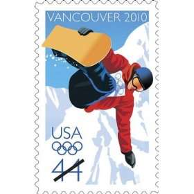  US Postal Service 2010 Olympic Stamp for Vancouver Games 