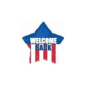  18 Welcome Back Patriotic   Mylar Balloon Foil Health 