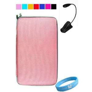  Pink Hard Cube Carrying Case for E Book Barnes and Nobles 