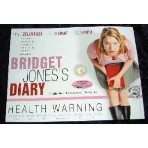 Bridget Joness Diary   Movie Poster   12 x 16