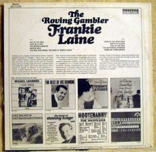 FRANKIE LAINE The Roving Gambler Vinyl LP  