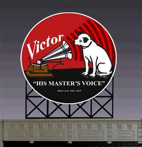 Miller Animated Billboard Sign RCA Victor N HO #8072 NEW  