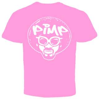 PIMP AFRO T shirt 1970S FUNNY COOL HUMOR OFFENSIVE  