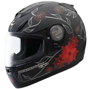  Scorpion EXO 700 Black Dahlia Helmet   2X Large/Black 