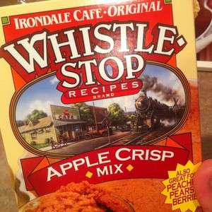 Boxes Of Whistle Stop Original Apple Crisp Mix Irondale Cafe  
