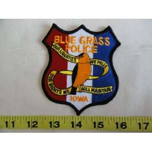  Blue Grass Police in Iowa Patch 