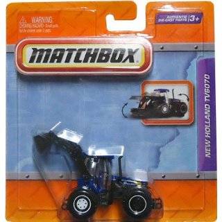 2011 Matchbox 4 Real Working Rigs Die Cast, (Blue) NEW HOLLAND TV6070 