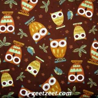 Amy Schimler~ON A WHIM OWL~BROWN Quilt Fabric /Yd.  
