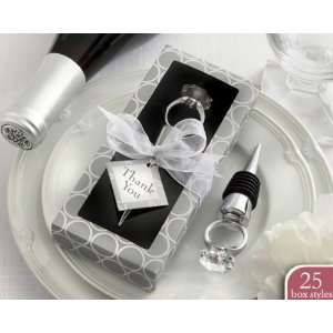   Ring Bottle Stopper in Personality Box   Baby Shower Gifts & Wedding