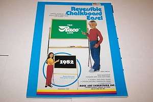   Catalog #822   1982 RACO LINE reversible chalkboard easel catalog