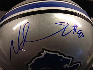 NDAMUKONG SUH Autograph FULL SIZE Detroit Lions Helmet  