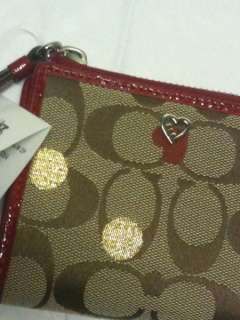 NWT COACH POPPY SIG WALLET 44862 SECRET ADMIRE RARE SOLD OUT 