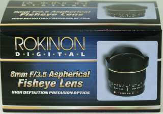 8mm F3.5 Fisheye LENS For Canon 7D 60D 50D 40D 30D 20D T1I T2I XSi XTI 