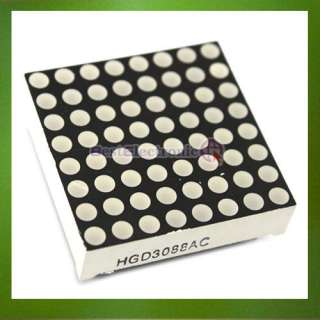 8x8 Dot LED Display LED Matrix C/cathode 3mm DIY 1pcs  