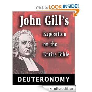 John Gills Exposition on the Entire Bible Book of Deuteronomy John 