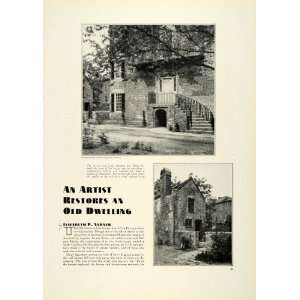 1931 Article Artist Alfred Hutty Home Tradd Street Charleston South 