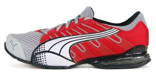 Puma Voltaic 3 Sz 9 Mens Running Shoes Gray/Violet Red/White 