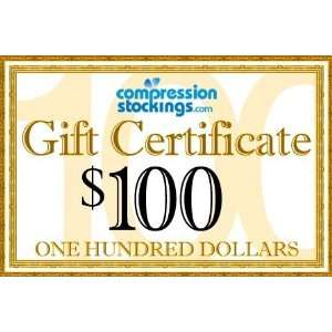   CompressionStockings $100 Gift Certificate