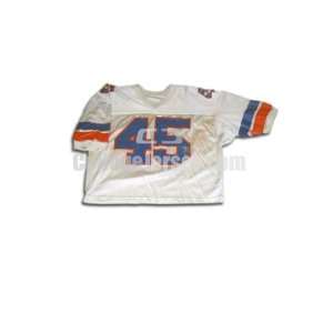  White No. 45 Game Used Boise State Football Jersey (SIZE 