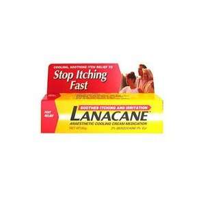  Lanacane Anaesthetic Medication Cooling Cream   1 Oz 